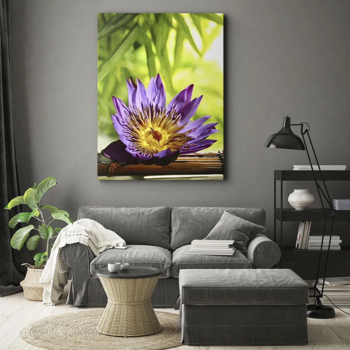 Schilderen op canvas - In de Aziatische zon - 50x70 cm
