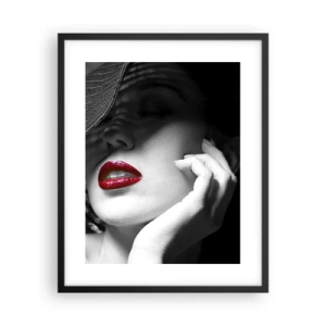 Poster in een zwarte lijst - Een studie in scharlaken - 40x50 cm