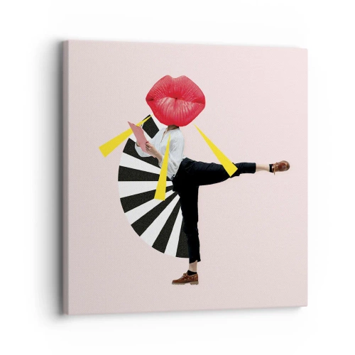 Schilderen op canvas - Surrealistische pop-art - 30x30 cm