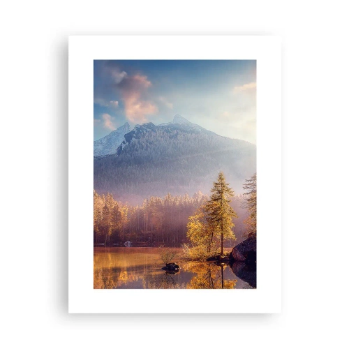 Poster - In bergen en dalen - 30x40 cm