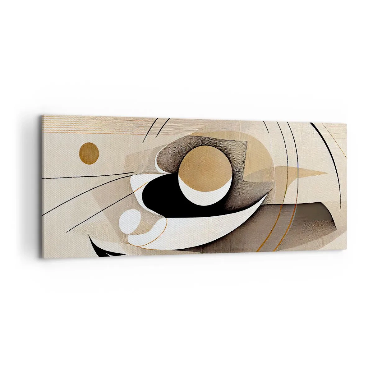 Schilderen op canvas - Compositie: de essentie van de dingen - 100x40 cm