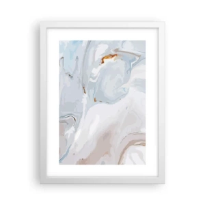 Poster in een witte lijst - Het wit is verheven - 30x40 cm