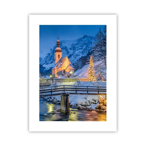 Poster - Kerstgeest - 30x40 cm