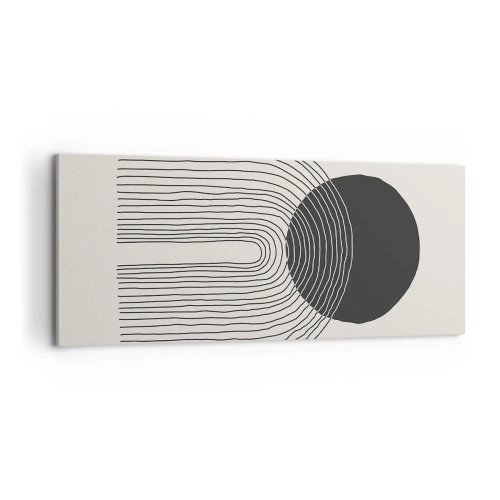 Schilderen op canvas - Bibberen en vertrouwen - 100x40 cm