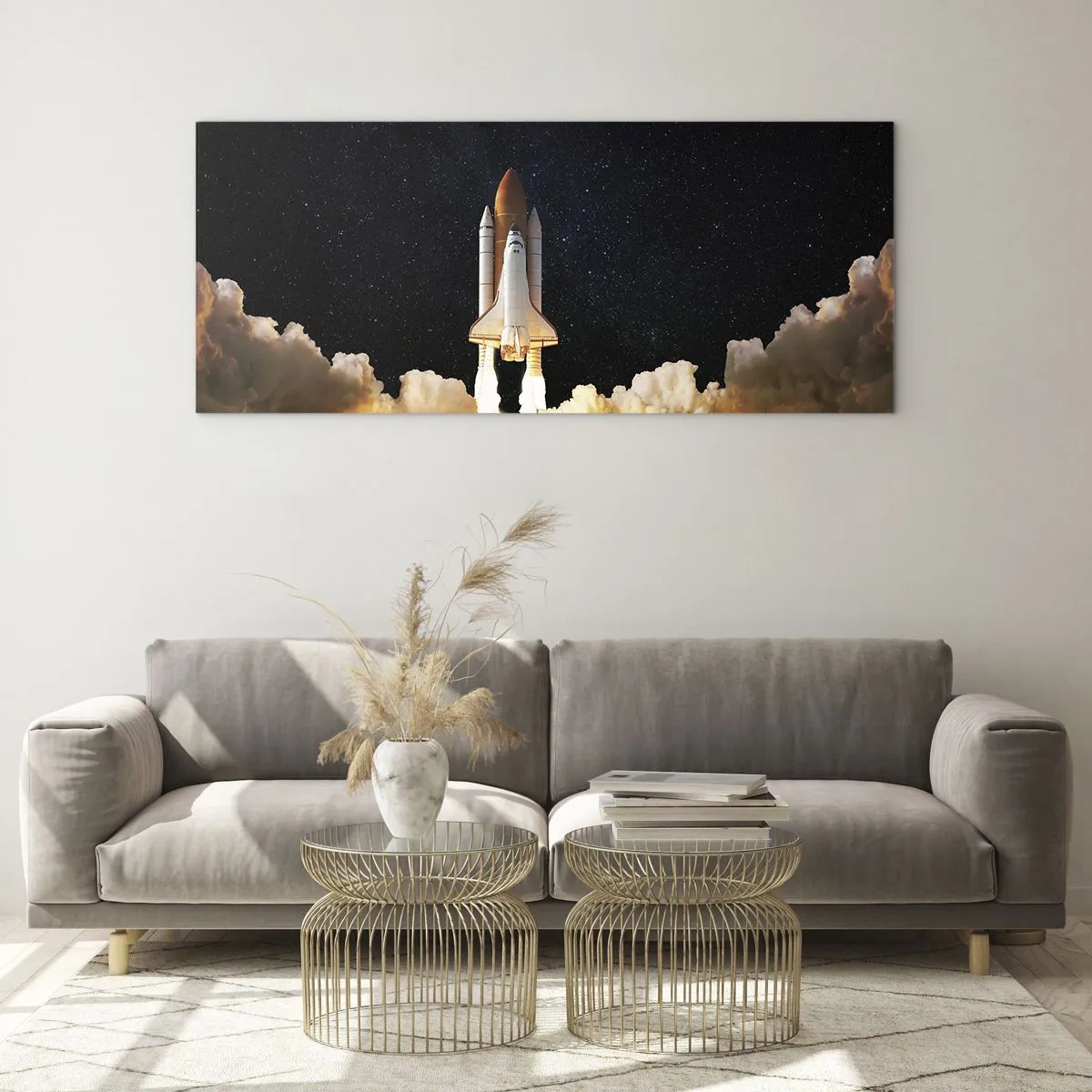 Schilderen op glas - Advertentie astra! - 120x50 cm