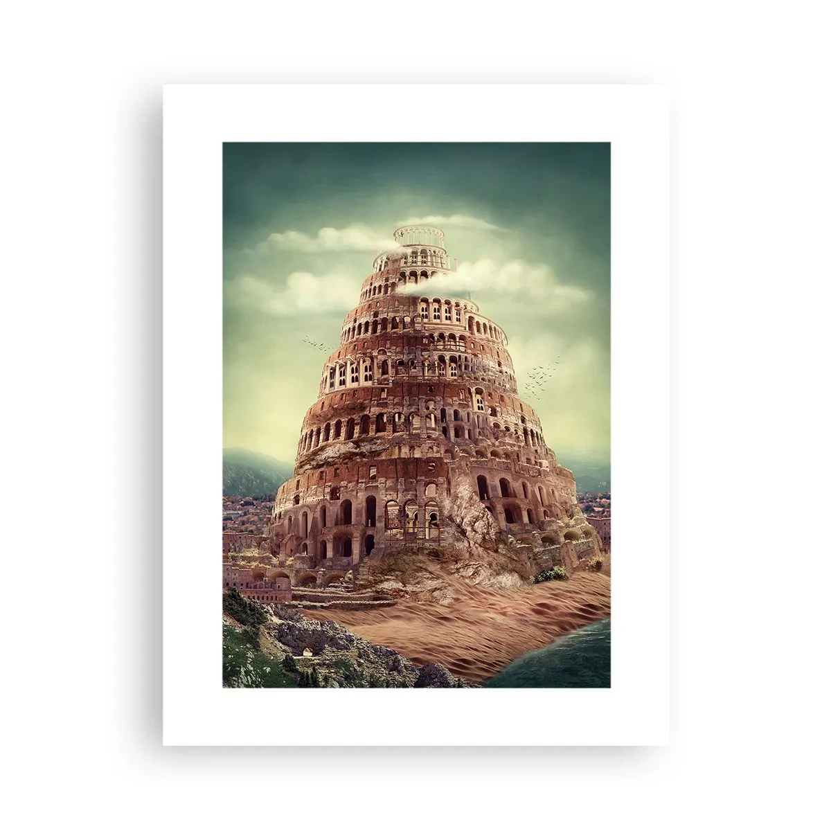 Poster - Toren van Babel - 30x40 cm