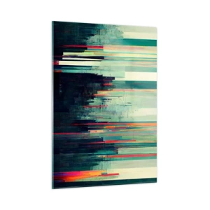 Schilderen op glas - Futuristische stad - 50x70 cm