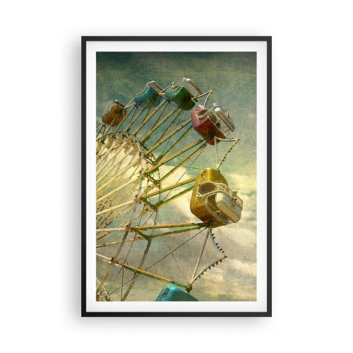 Poster in een zwarte lijst - Het zal zo zijn, het zal leuk zijn..., - 61x91 cm