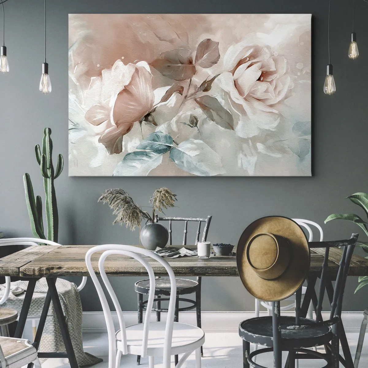 Schilderen op canvas - De geest van de romantiek - 120x80 cm