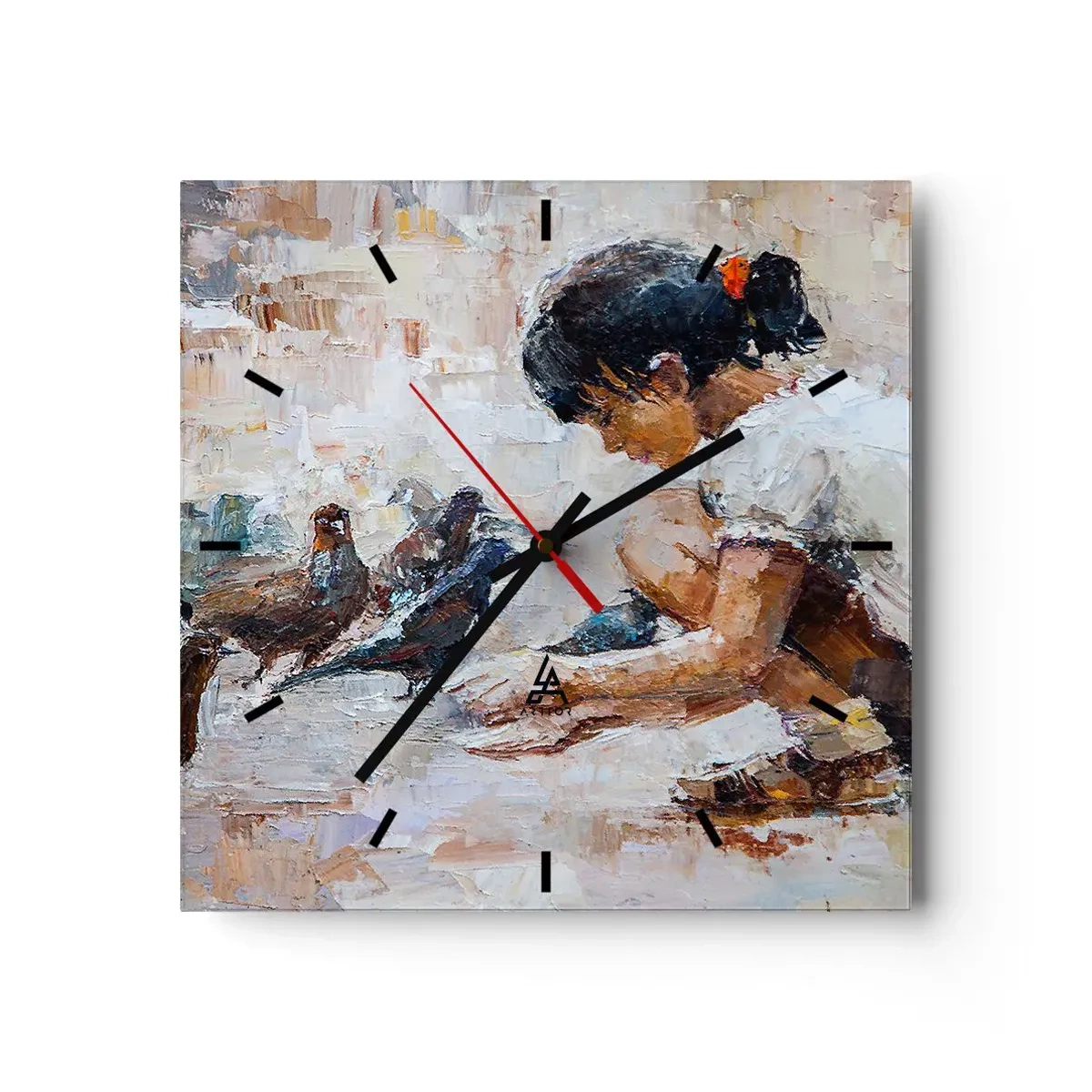 Wandklok - Klok - De kleintjes en de leukste - 40x40 cm