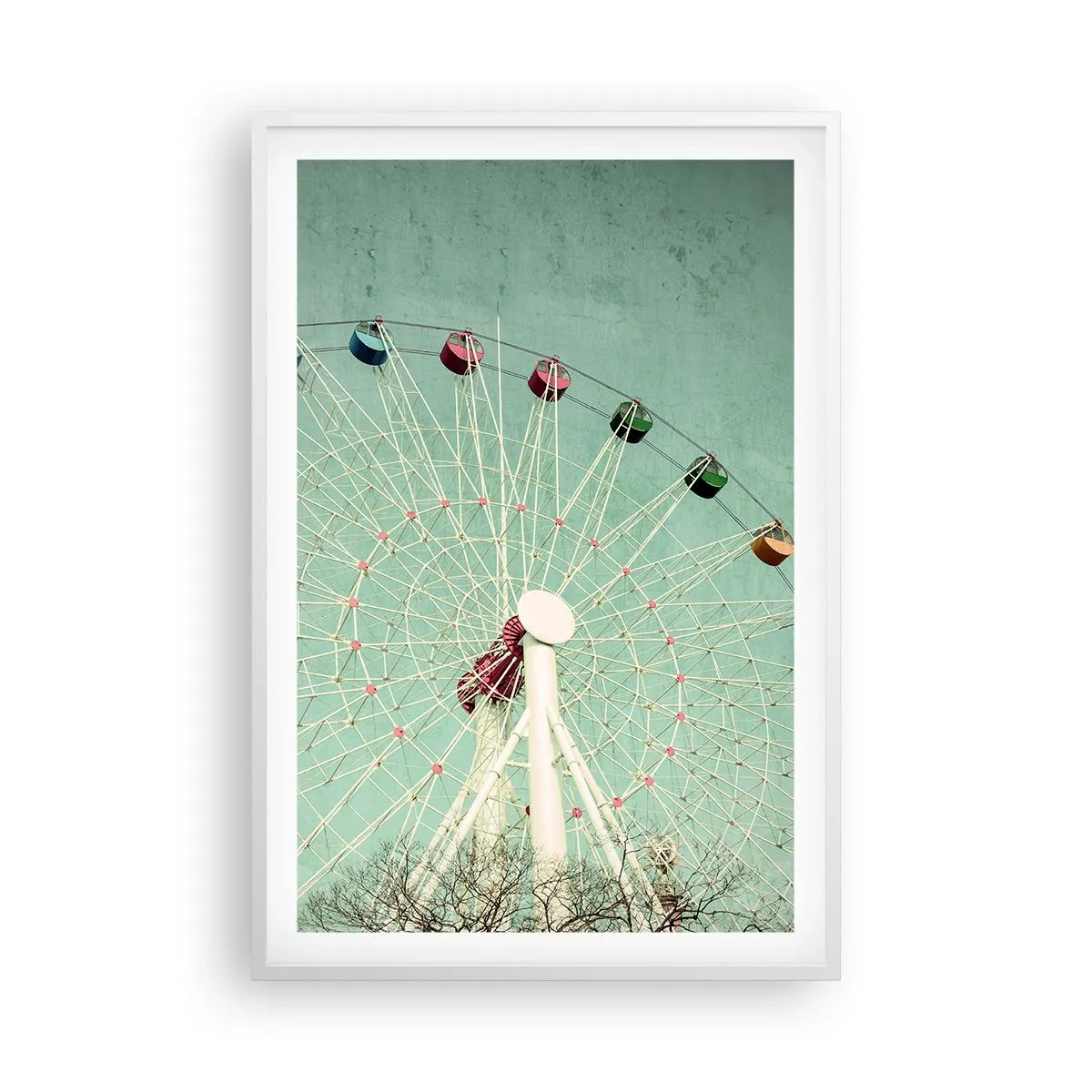 Poster in een witte lijst - Wij nodigen u uit om plezier te hebben - 61x91 cm