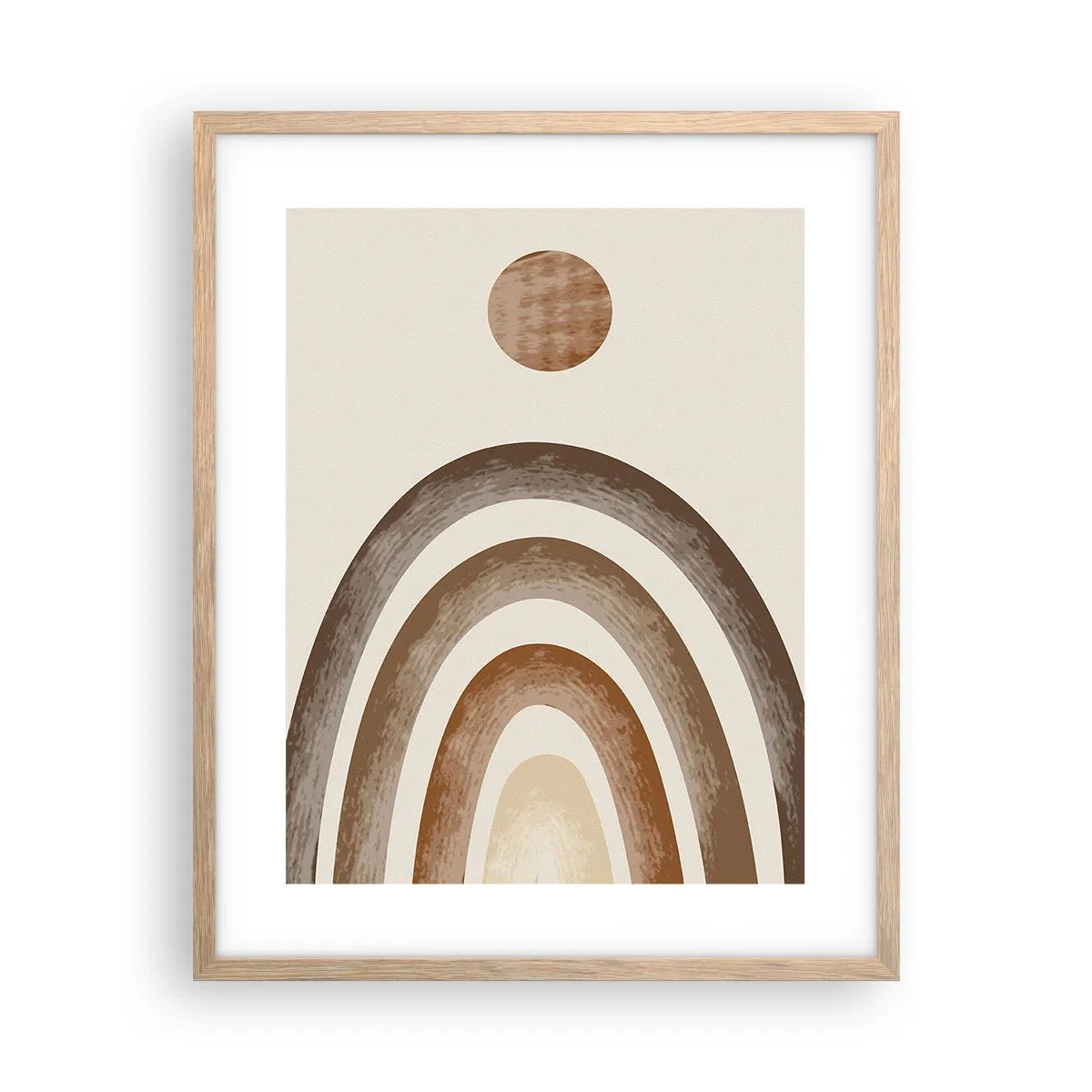 Een poster in een licht eiken lijst - In een sterrenstelsel ver, ver weg - 40x50 cm