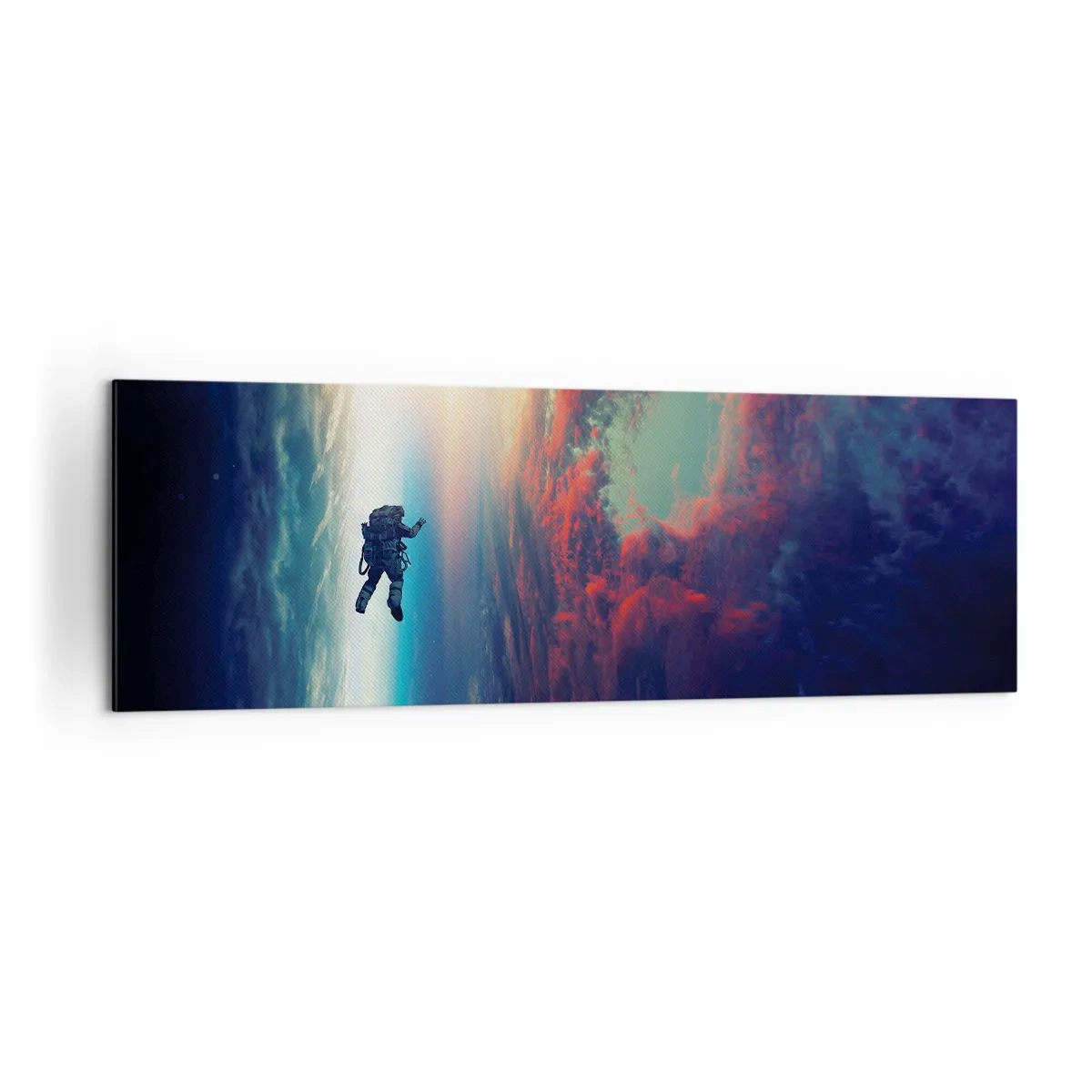 Schilderen op canvas - Ga het universum tegemoet - 160x50 cm