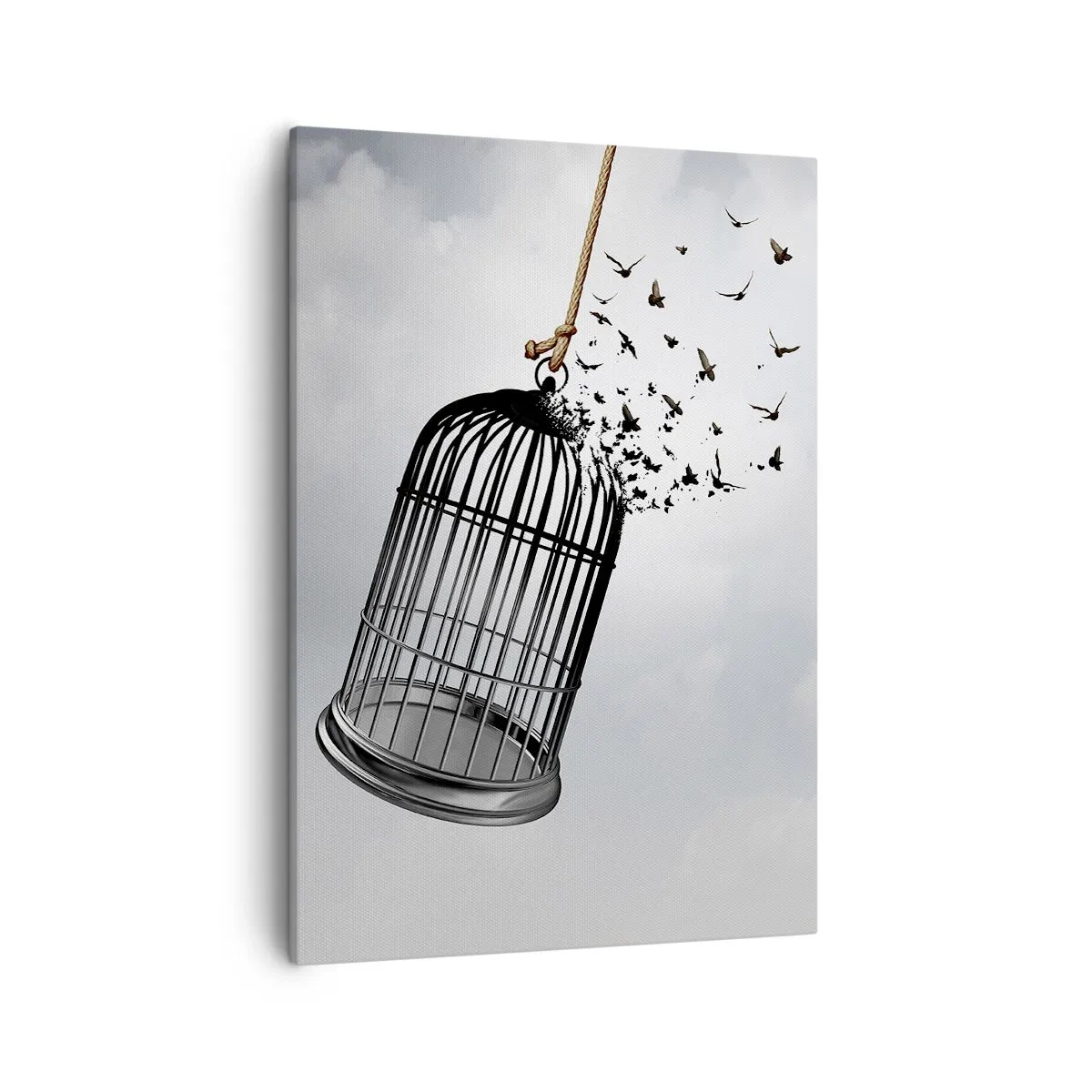 Schilderen op canvas - Geloof ... Hoop ... Vrijheid! - 50x70 cm