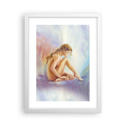 Poster in een witte lijst - De daad van de jeugd - 30x40 cm