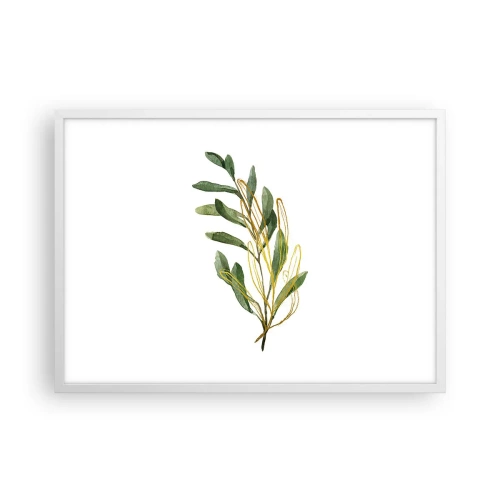 Poster in een witte lijst - Alles wat goed is - 70x50 cm