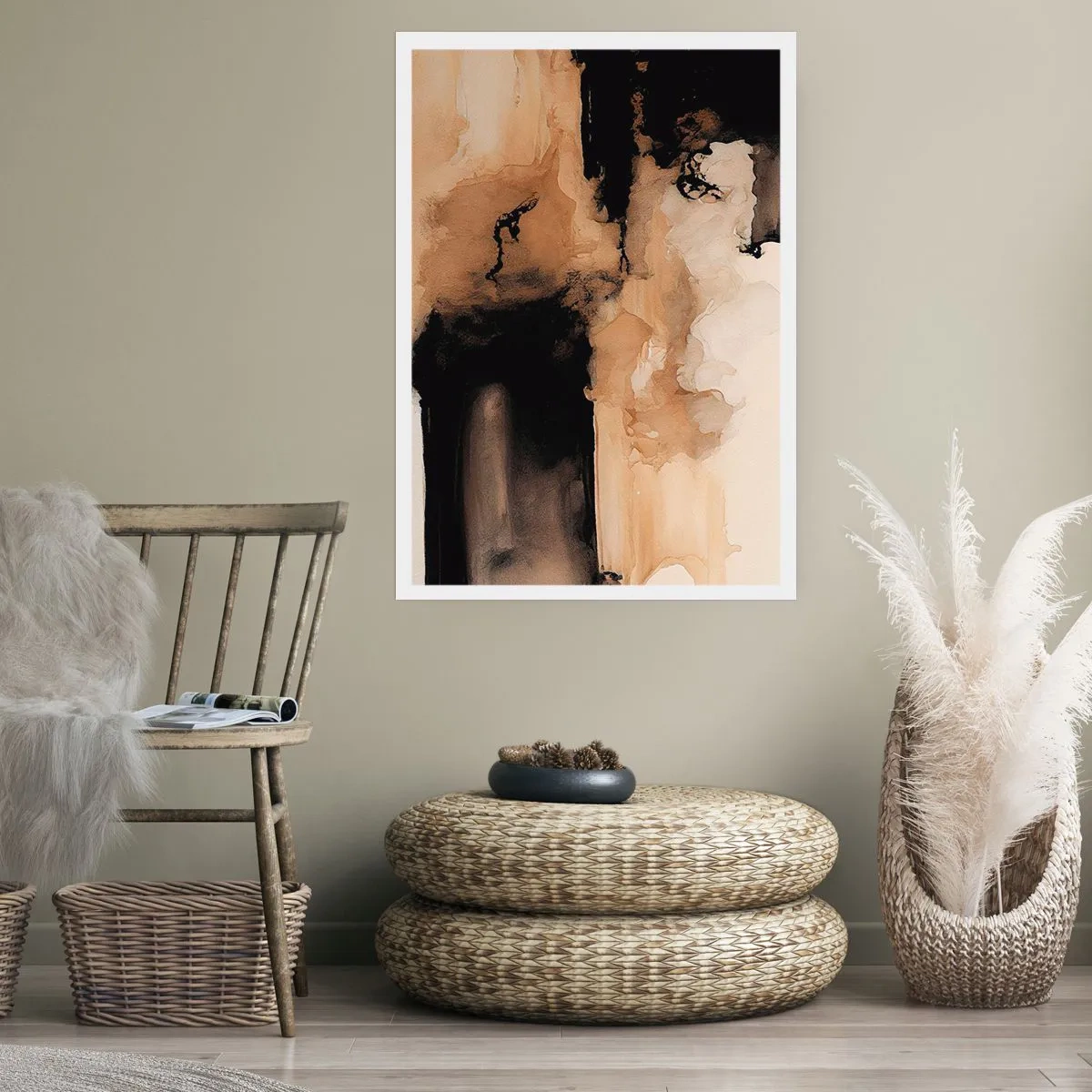 Poster - Intrigerende abstractie - 61x91 cm