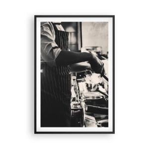 Poster in een zwarte lijst - Alchemie van smaken - 61x91 cm