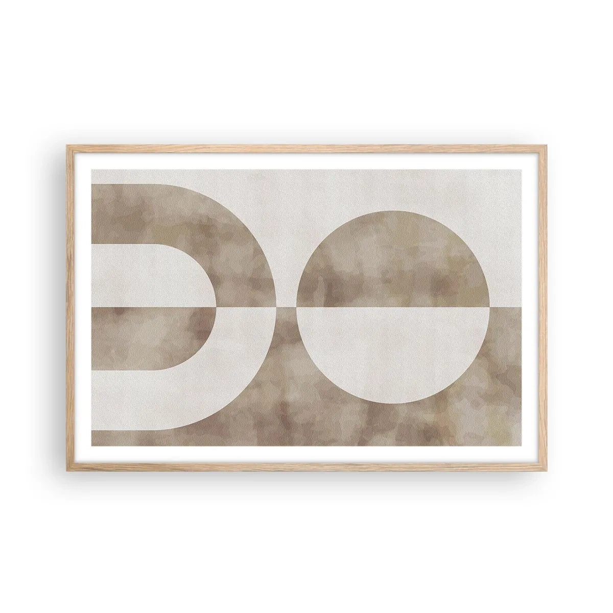 Een poster in een licht eiken lijst - Gelijkenissen en verschillen - 91x61 cm