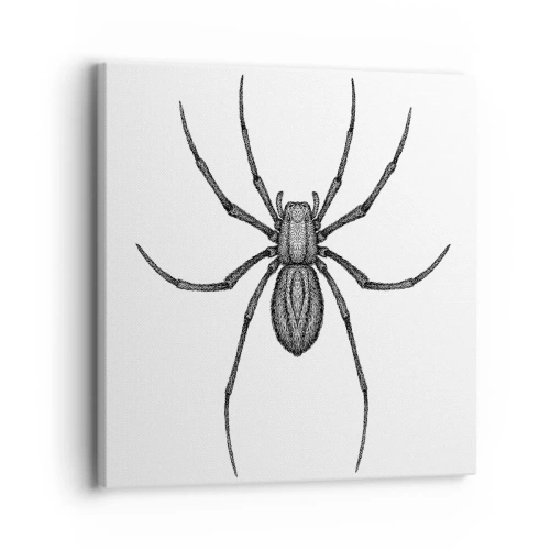 Schilderen op canvas - Verontrustende precisie - 30x30 cm