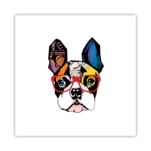 Poster - intellectueel - 30x30 cm