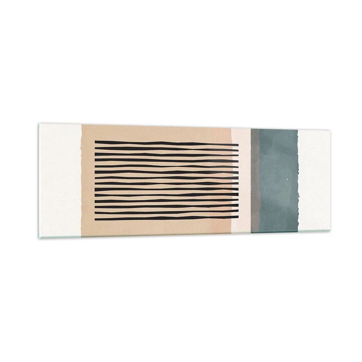 Schilderen op glas - Alles is oke - 90x30 cm