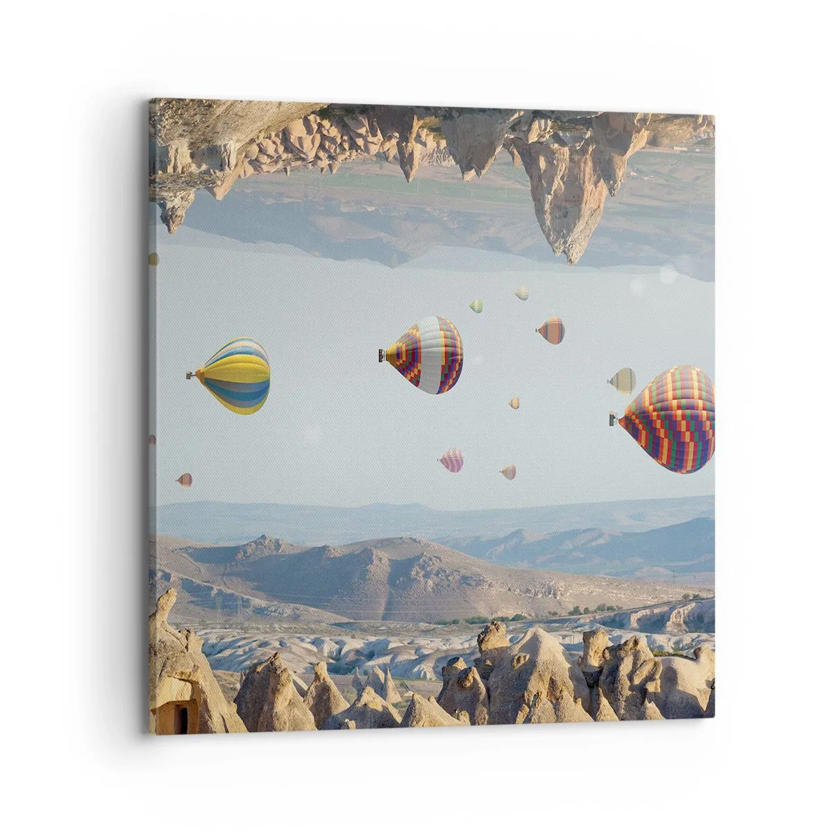 Schilderen op canvas - Alles is hier mogelijk - 70x70 cm