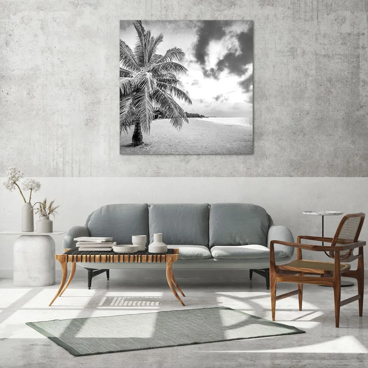 Schilderen op glas - Wanneer je verlangt naar eenzaamheid... - 30x30 cm