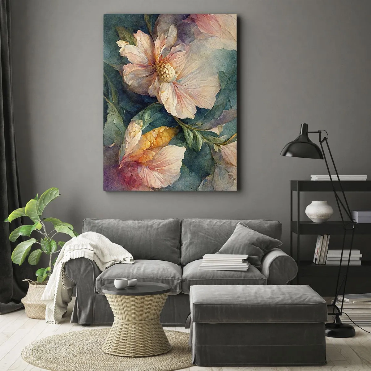 Schilderen op canvas - Gewoon subtiliteit - 70x100 cm