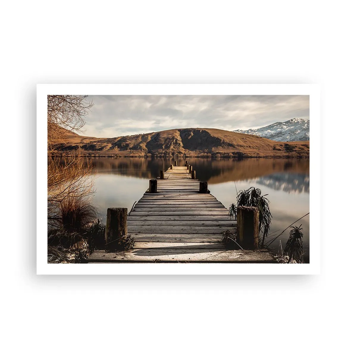 Poster - Landschap in stilte - 91x61 cm