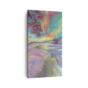 Schilderen op canvas - Twee hemelen - 45x80 cm