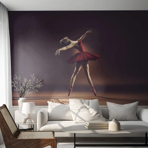 Fotobehang Standard Eco - Een prima ballerina - Ballerina, Dans, Ballet - 200x140 cm