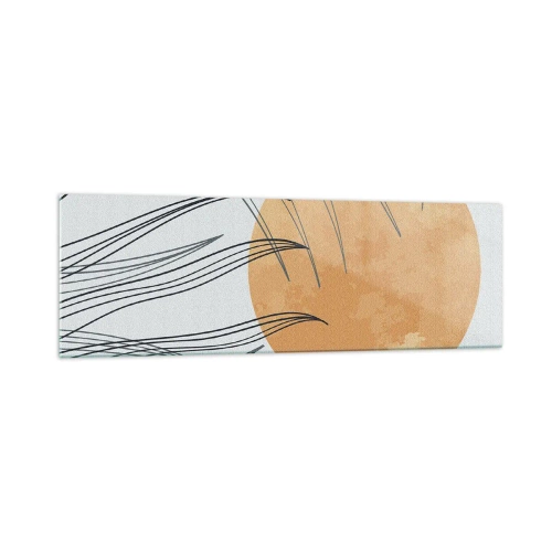 Schilderen op glas - Altijd naar de zon - 160x50 cm