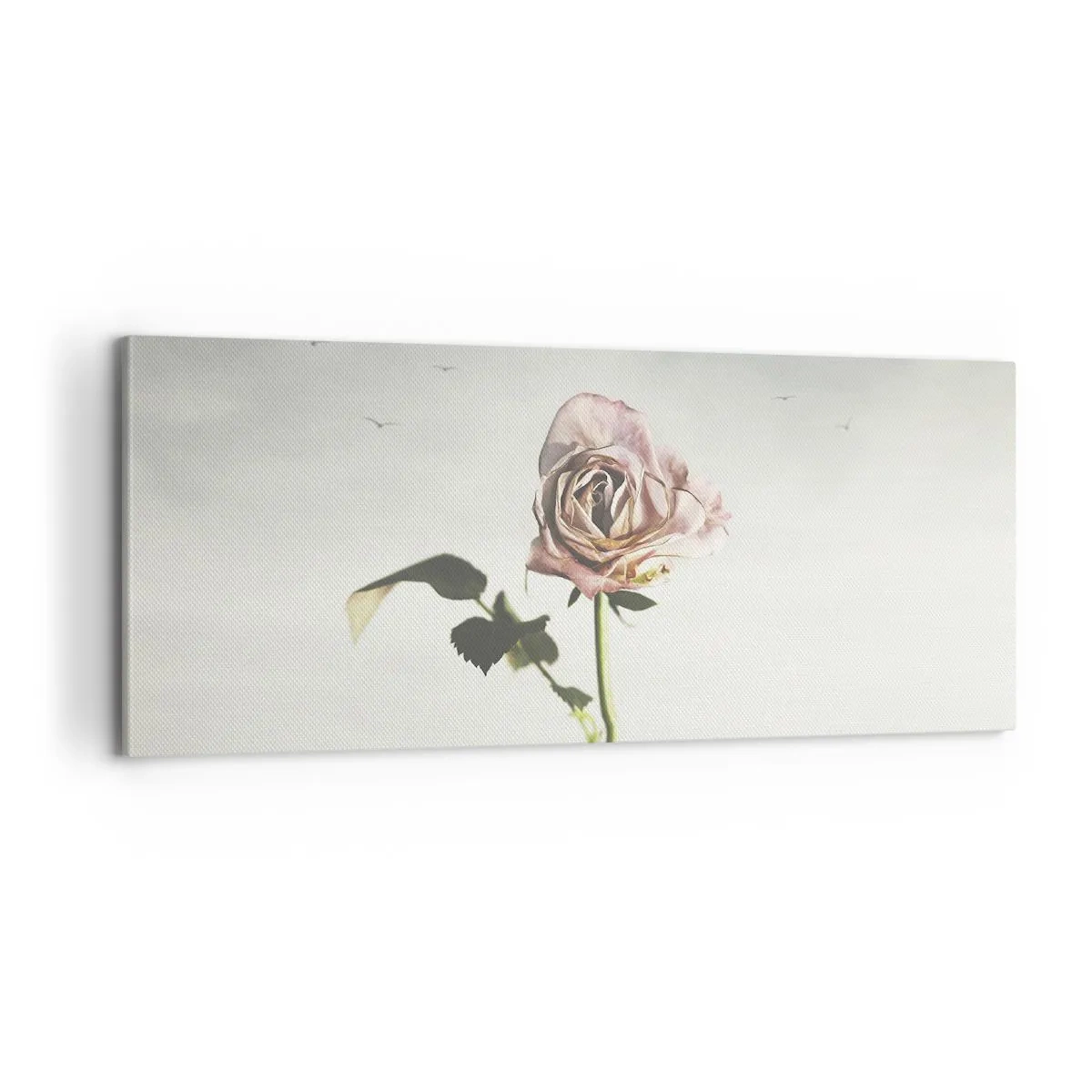 Schilderen op canvas - Begroeting van de lente - 100x40 cm