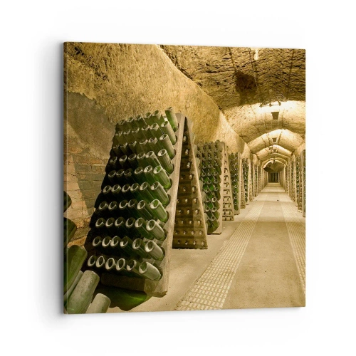 Schilderen op canvas - De geboorte van smaak - 70x70 cm