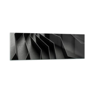 Schilderen op glas - Ruimtelijke orde - 160x50 cm