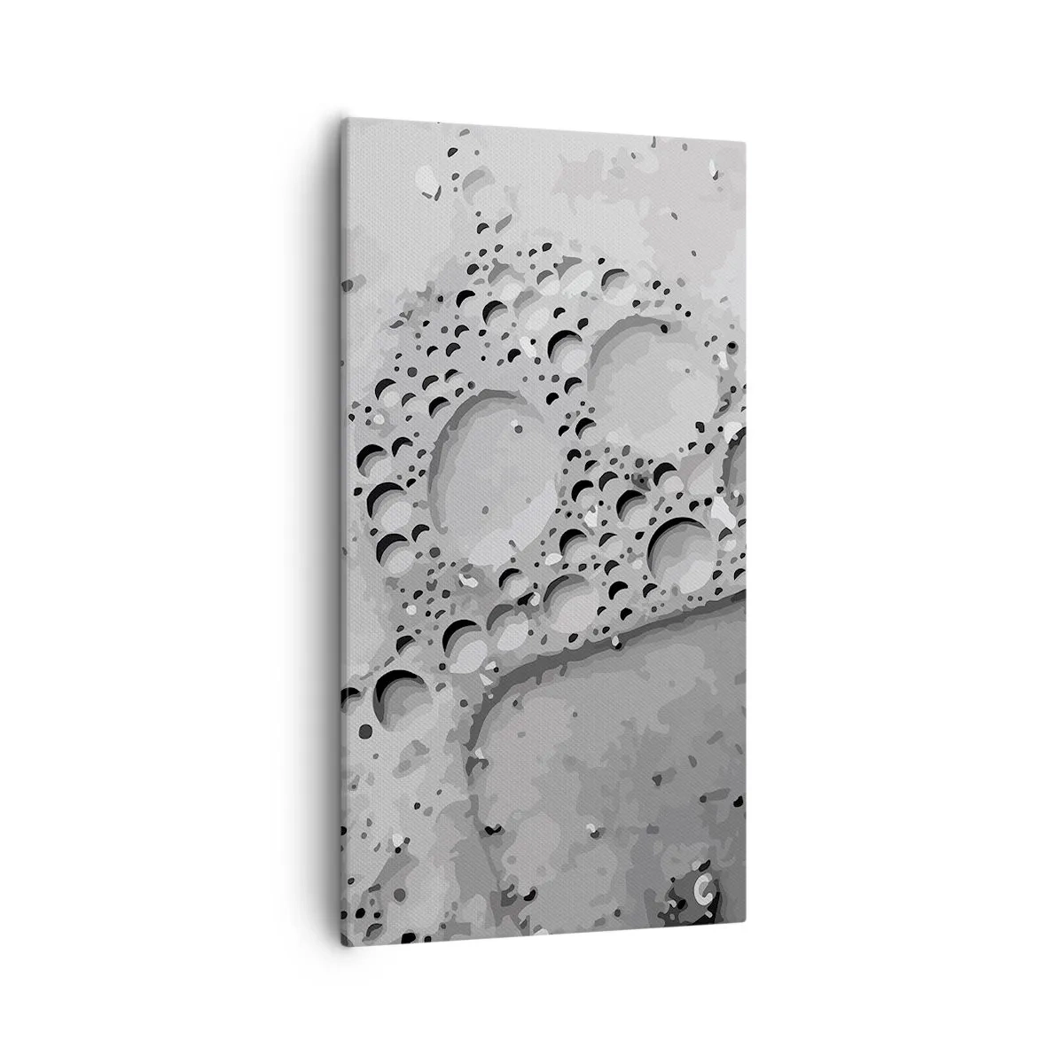 Schilderen op canvas - Schuimspoor - 55x100 cm