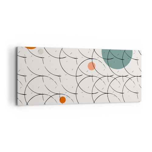 Schilderen op canvas - In de pop-art-sfeer - 120x50 cm