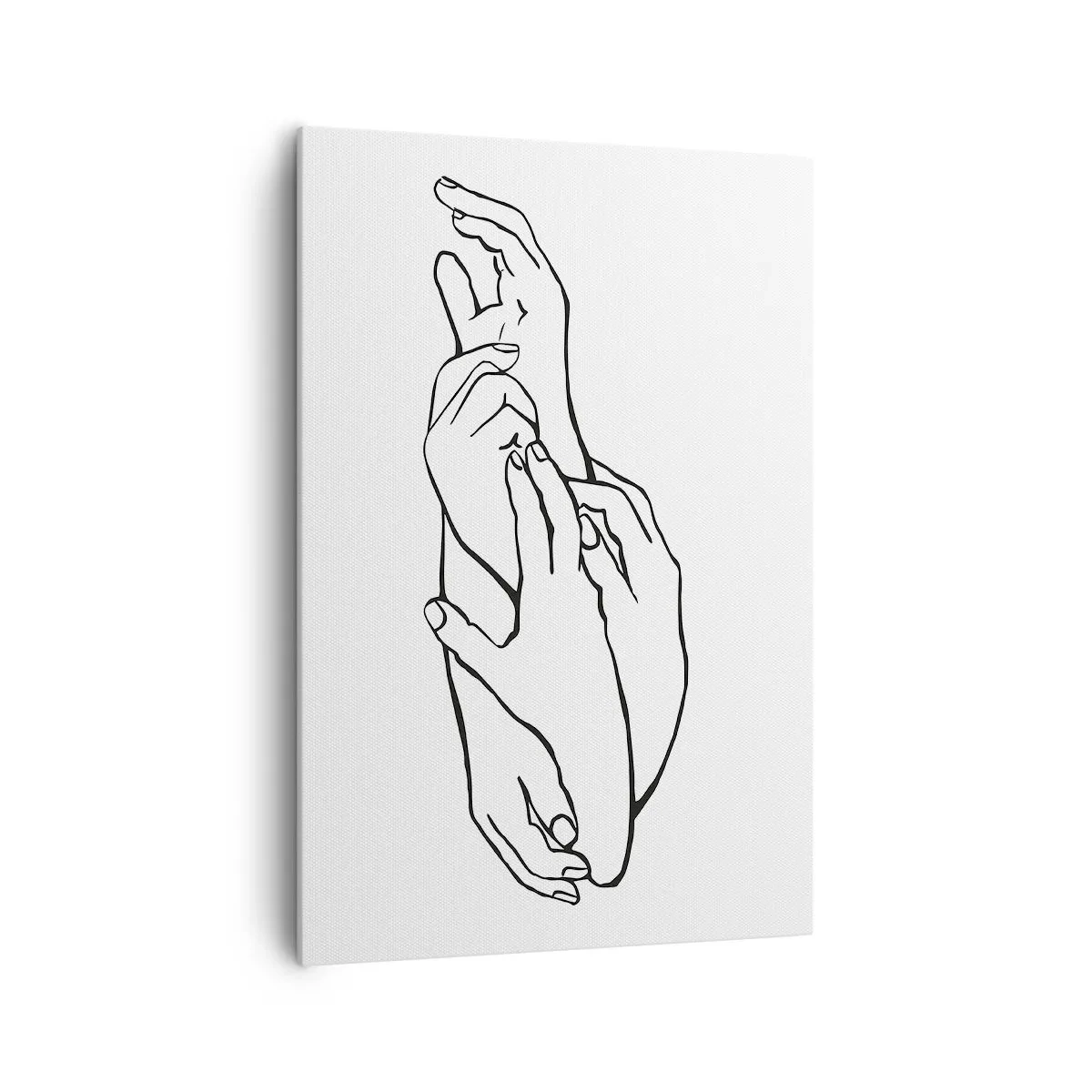 Schilderen op canvas - Goede aanraking - 70x100 cm