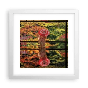 Poster in een witte lijst - In de tempel van de natuur - 30x30 cm