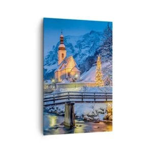 Schilderen op canvas - Kerstgeest - 80x120 cm