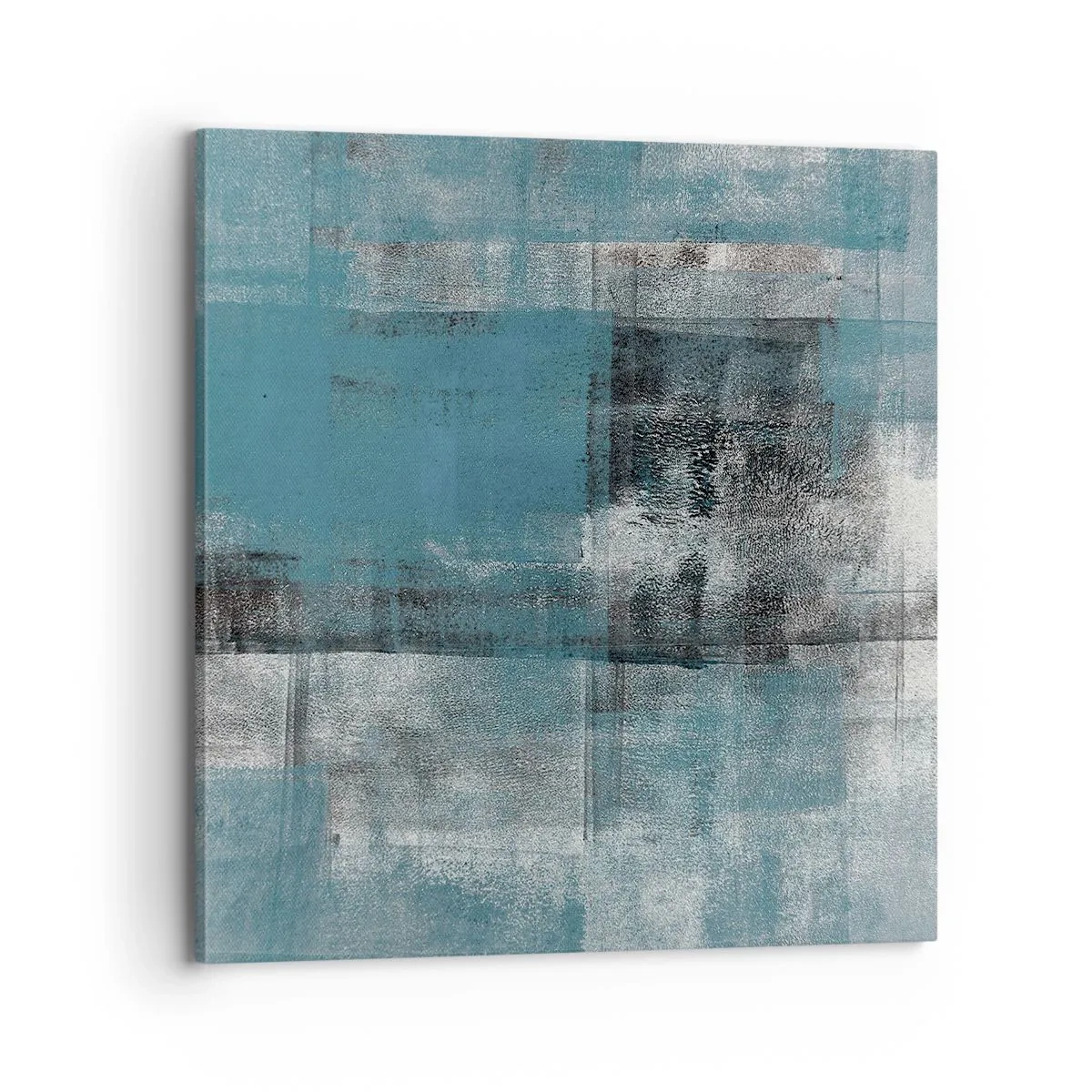 Schilderen op canvas - Water en lucht - 70x70 cm