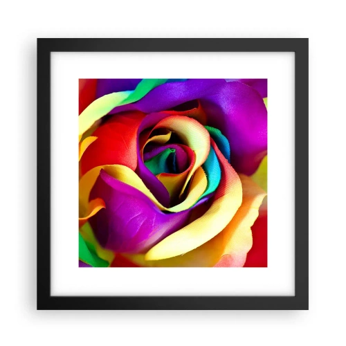 Poster in een zwarte lijst - Het is onmogelijk - 30x30 cm