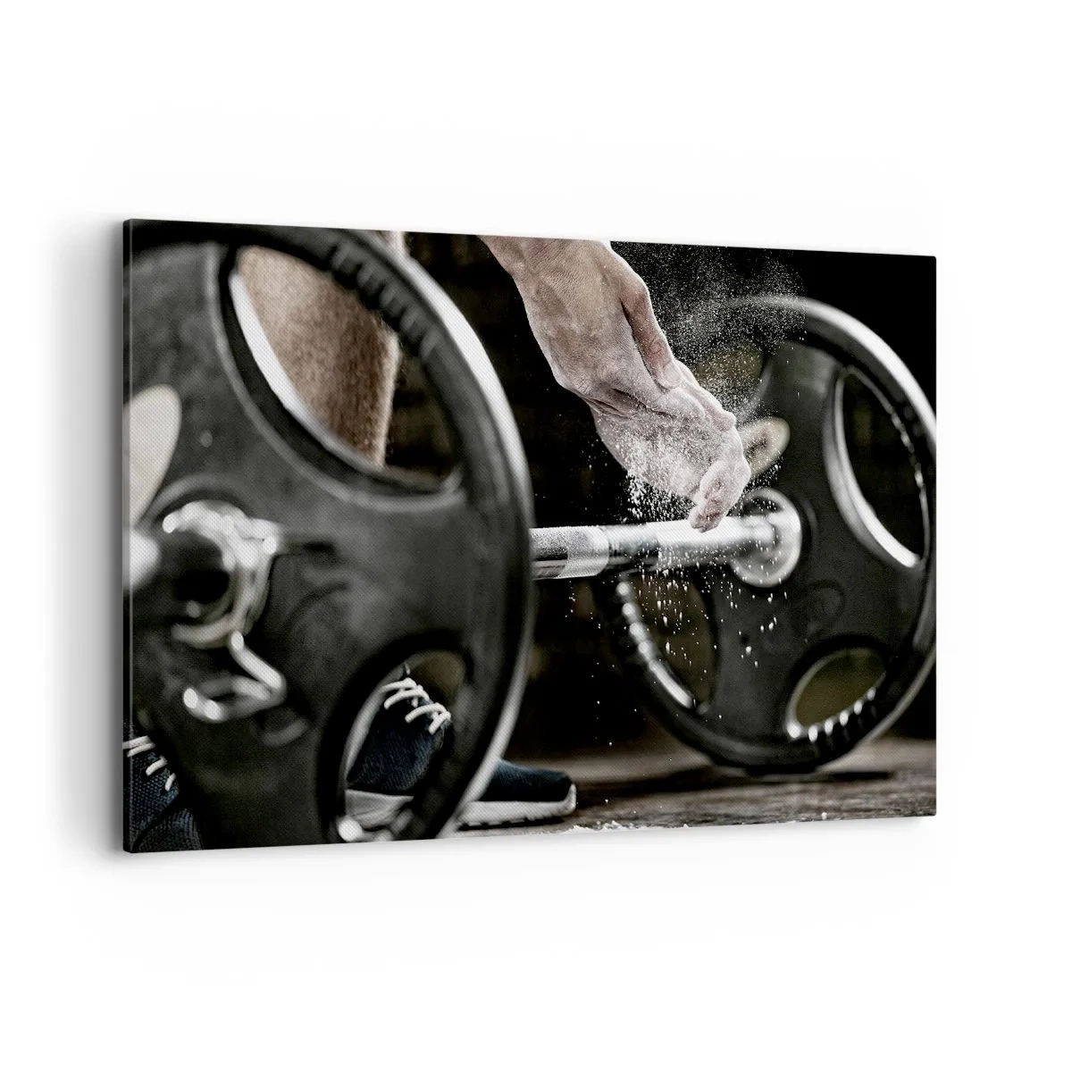 Schilderen op canvas - Uitdaging aanvaard! - 100x70 cm