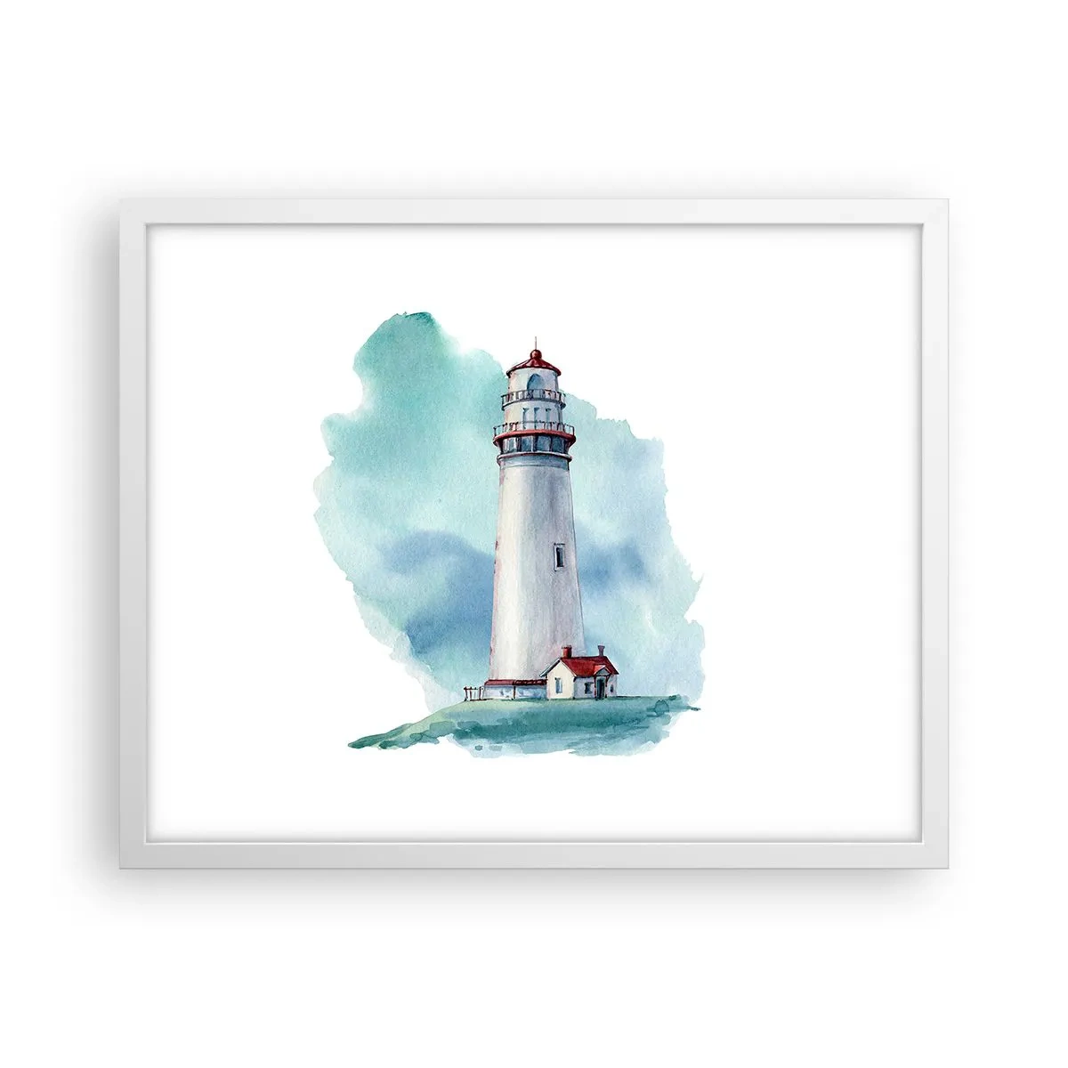 Poster in een witte lijst - Blue's zachtaardige zus - 50x40 cm