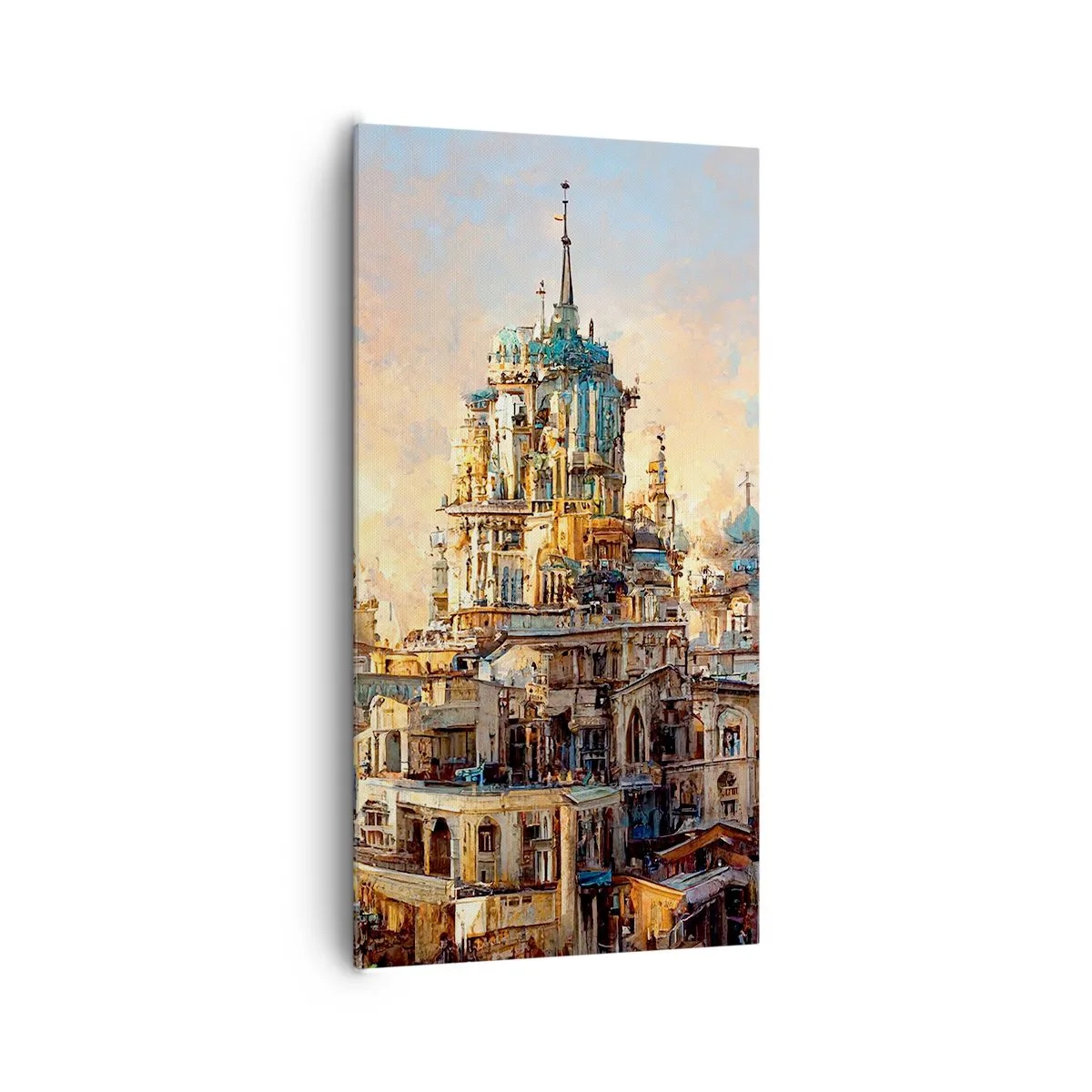 Schilderen op canvas - Stad der steden - 65x120 cm