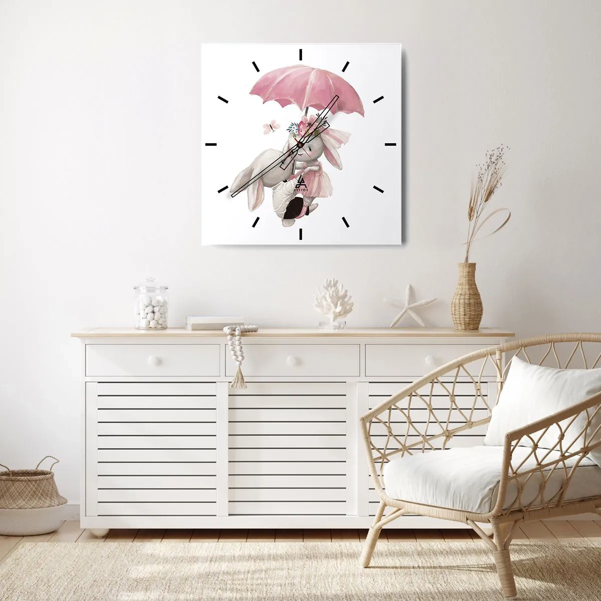 Wandklok - Klok - Dit is liefde - 30x30 cm