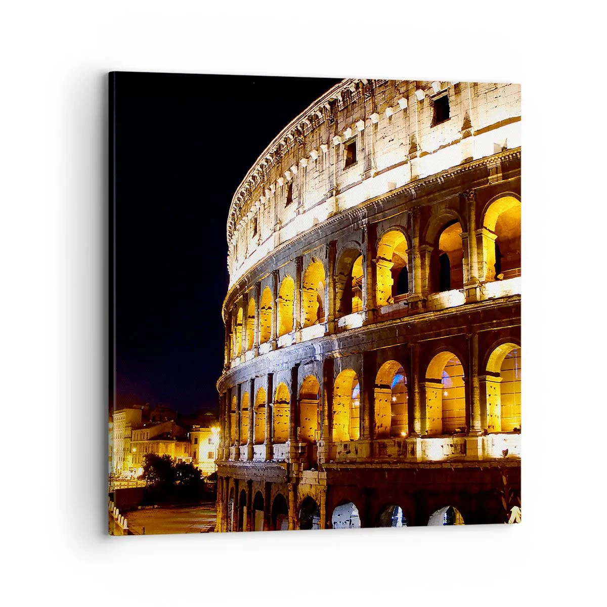 Schilderen op canvas - Het is tijd om de Olympische Spelen te starten - 70x70 cm