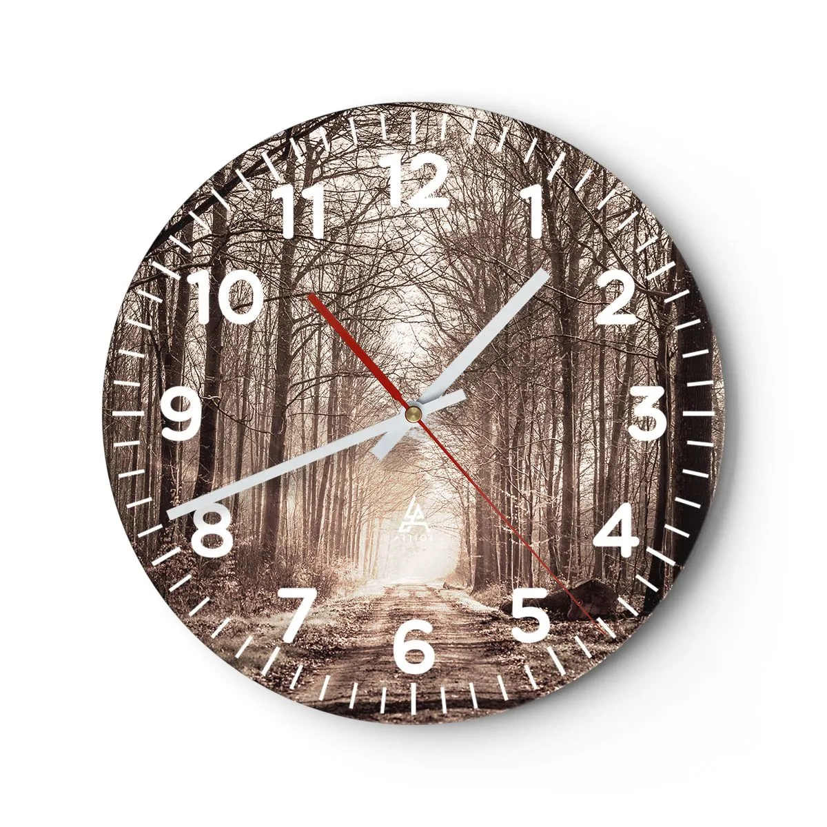 Wandklok - Klok - Boskathedraal - 40x40 cm