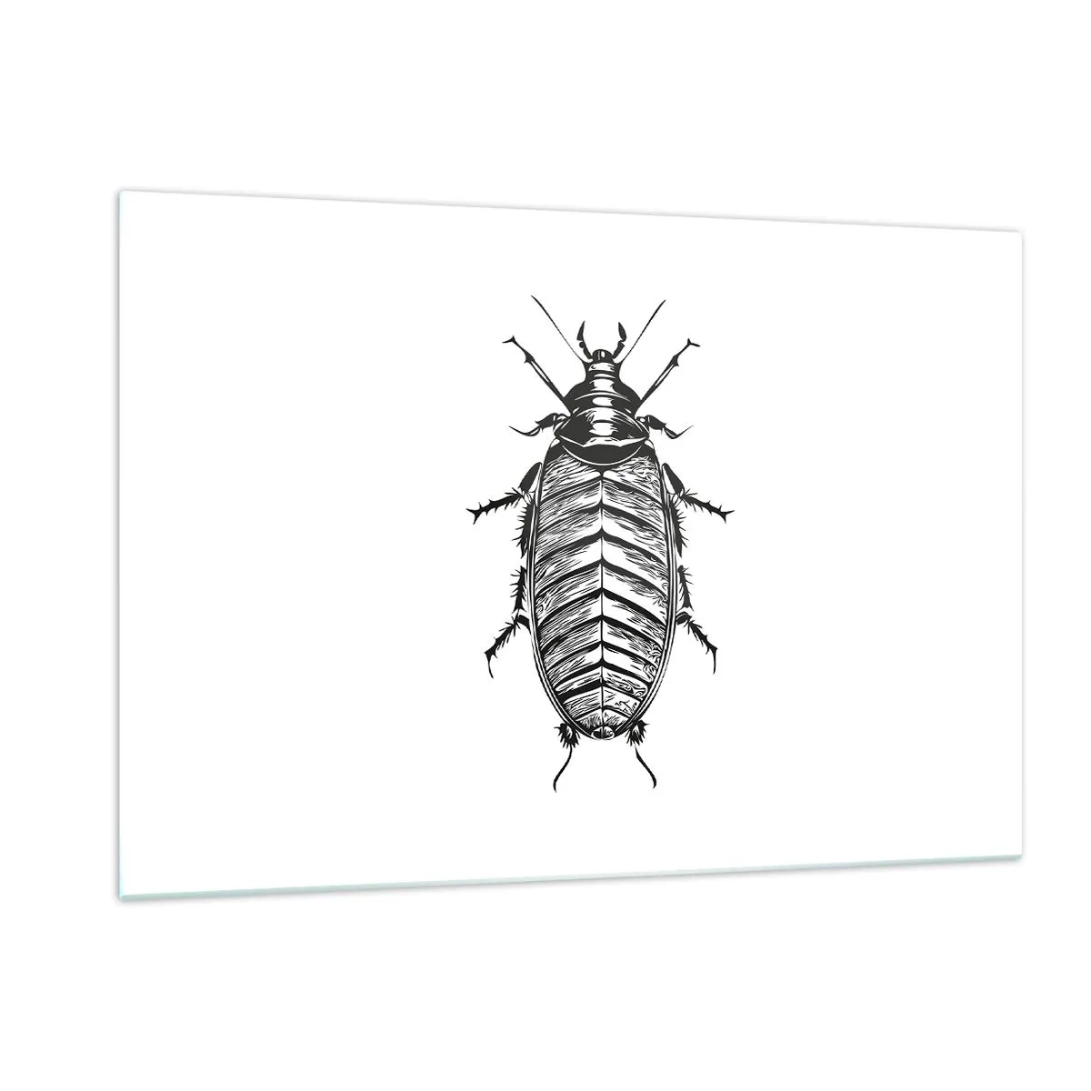 Schilderen op glas - Wat een exemplaar! - 120x80 cm